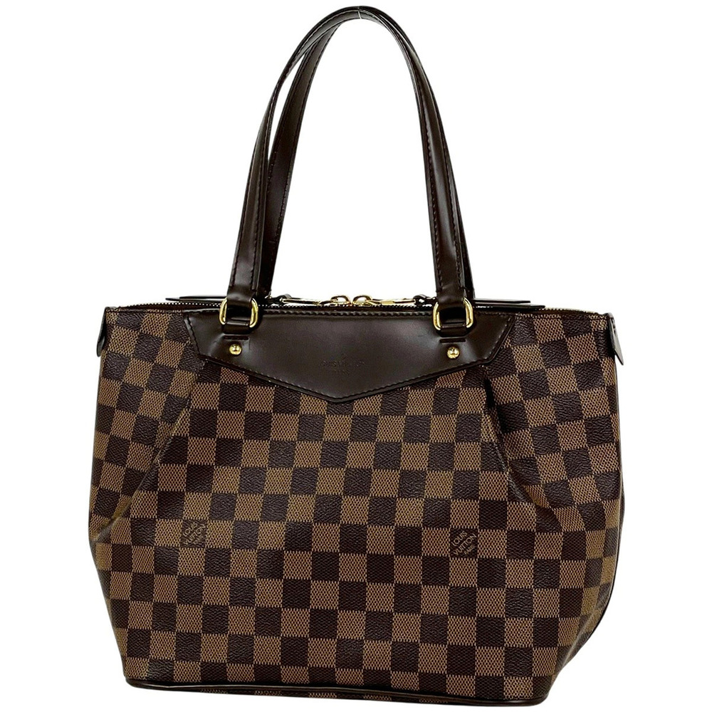 Louis Vuitton Westminster Handbag Tote Bag Damier Brown